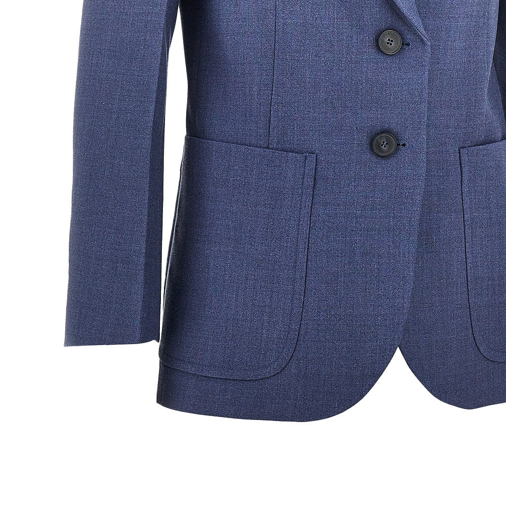 VICTORIA BECKHAM 8 katherine wool-blend single-breasted jacket