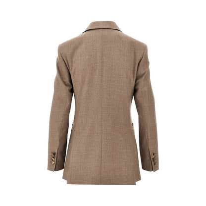 MAX MARA 42 cashmere tailored double-breasted jacket