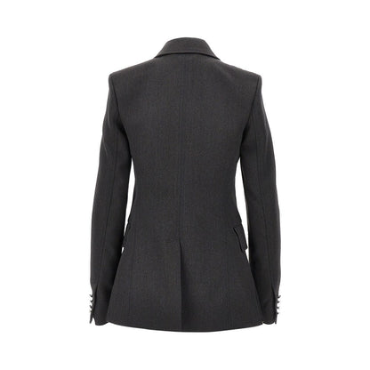 RABANNE 36 single-breasted jacket with jewelled buttons