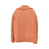 oversized double-breasted wool peacoat