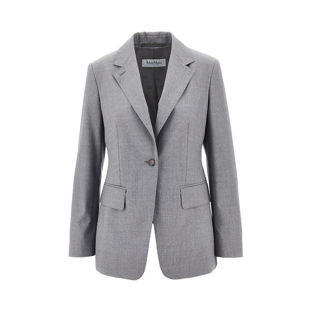 MAX MARA 40 single-breasted wool jacket