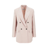 MAX MARA 42 canvas oversized double-breasted jacket