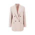 MAX MARA 42 canvas oversized double-breasted jacket