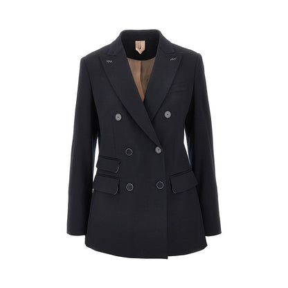 MAX MARA 42 gabardine double-breasted tailored jacket