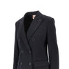 gabardine double-breasted tailored jacket