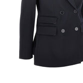 MAX MARA 42 gabardine double-breasted tailored jacket