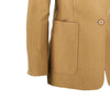 single-breasted linen jacketr