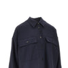 wool canvas overshirt