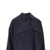 MAX MARA WEEKEND 40 wool canvas overshirt