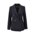 MAX MARA STUDIO 40 pinstriped wool double-breasted jacket
