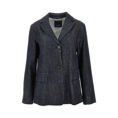 single-breasted denim jacket