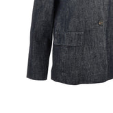MAX MARA S 40 single-breasted denim jacket