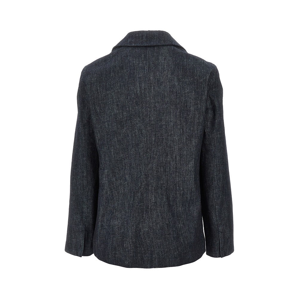 single-breasted denim jacket