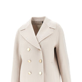 MAX MARA S 40 wool drap double-breasted jacket