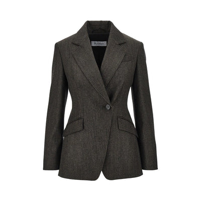 virgin wool double-breasted jacket