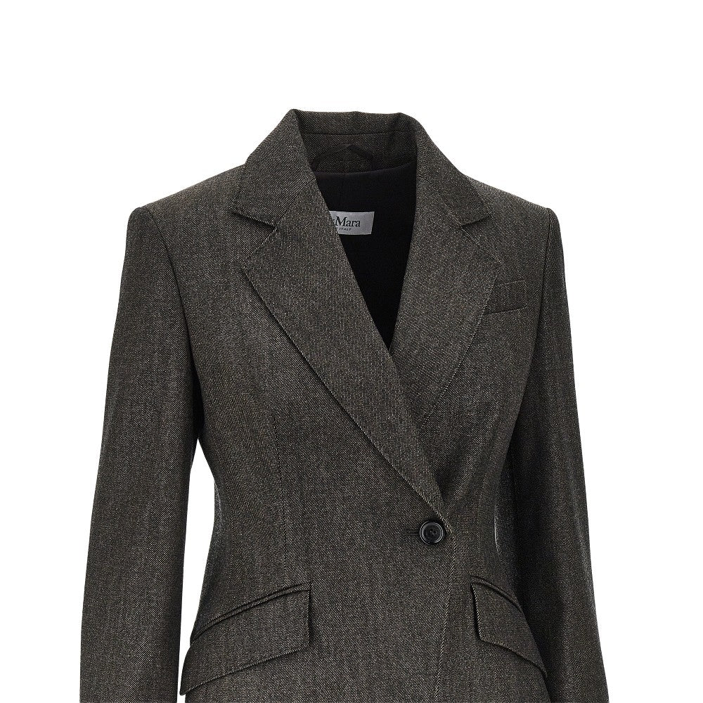 MAX MARA 40 virgin wool double-breasted jacket