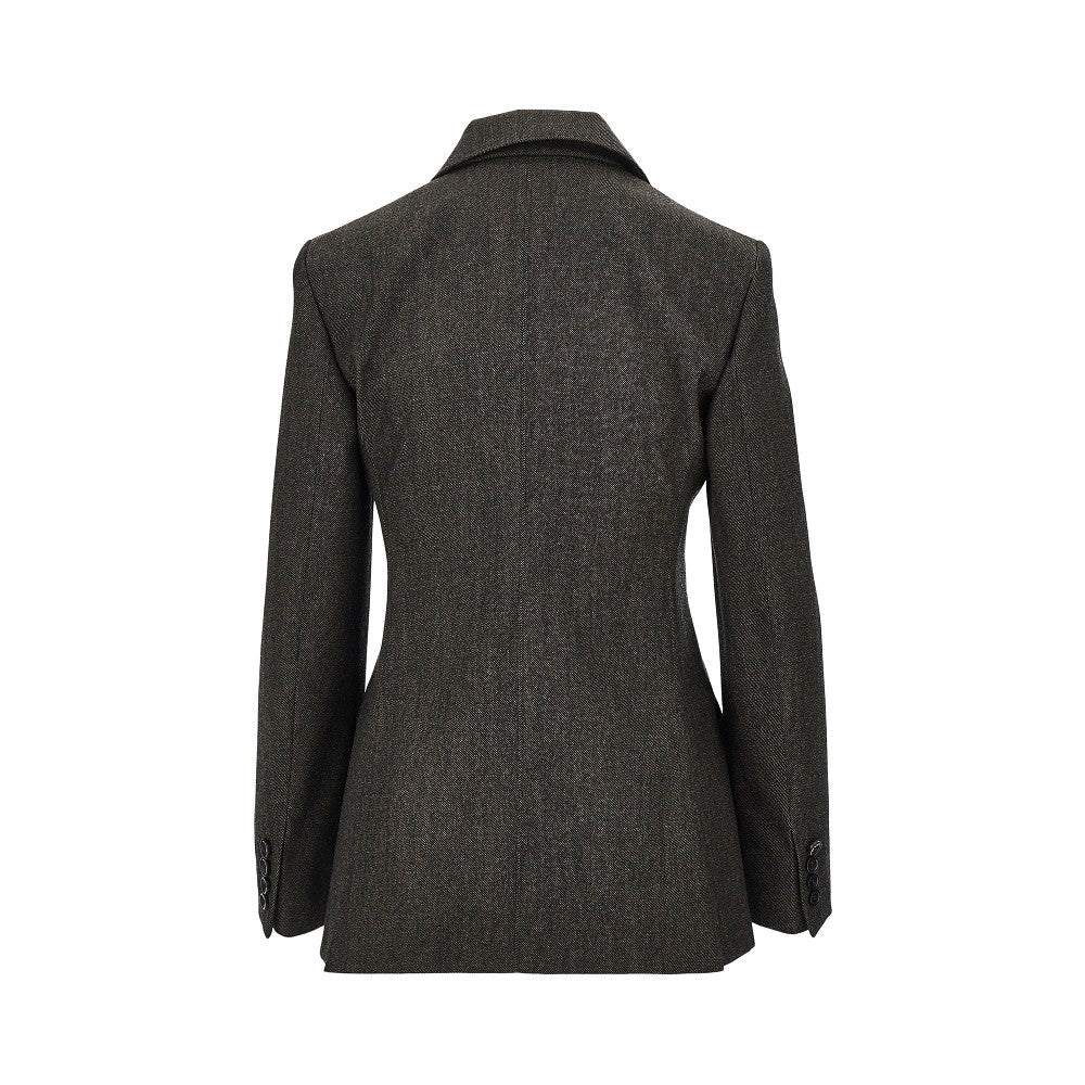 virgin wool double-breasted jacket