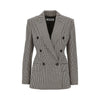 houndstooth double-breasted jacket