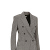 houndstooth double-breasted jacket