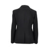 virgin wool single-breasted jacket