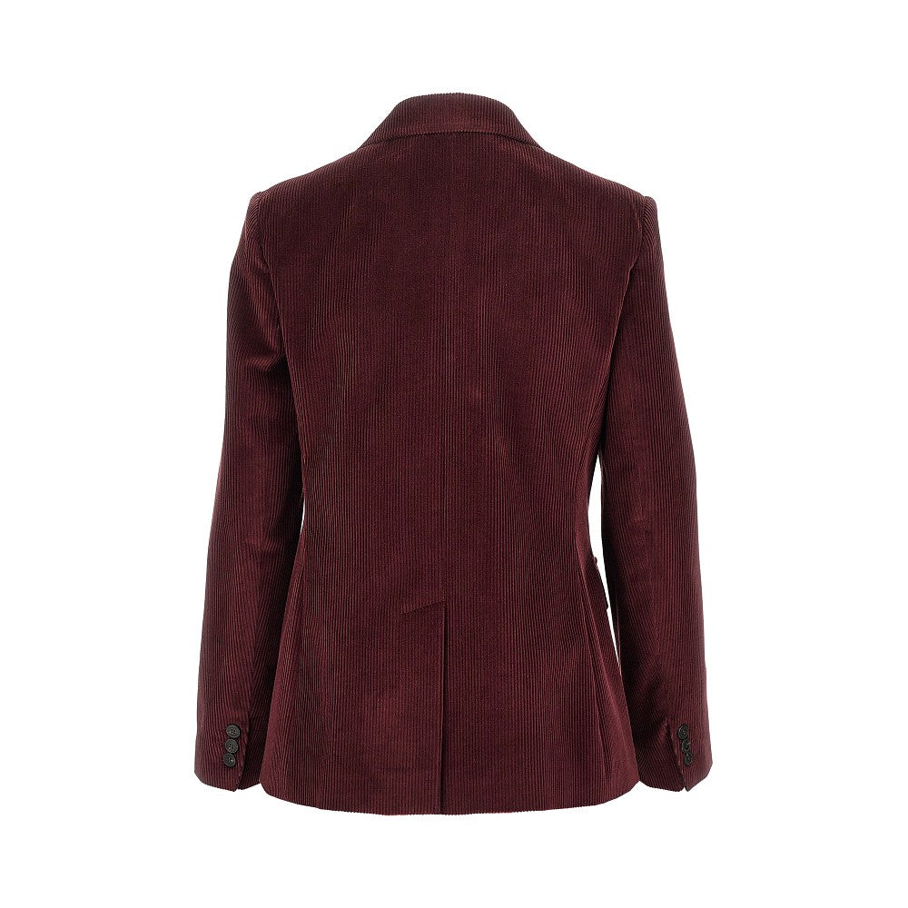 corduroy double-breasted jacket