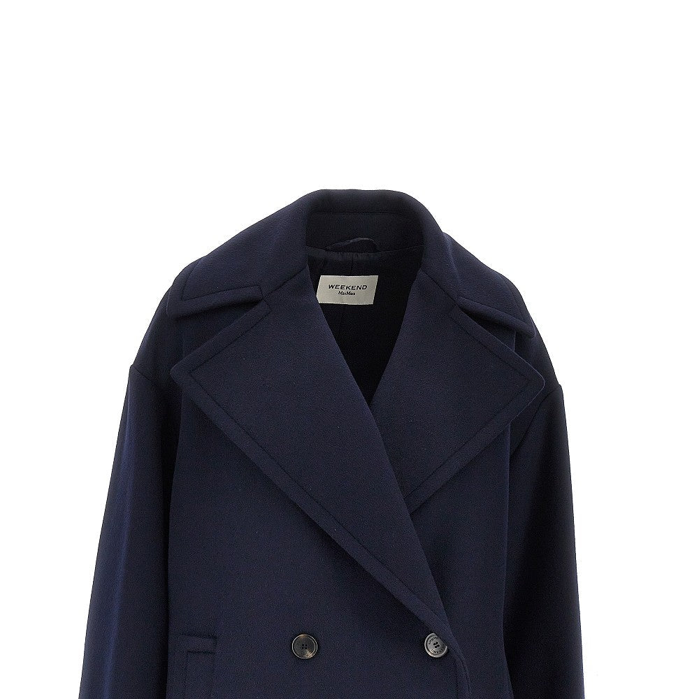 MAX MARA WEEKEND 38 virgin wool cloth short coat