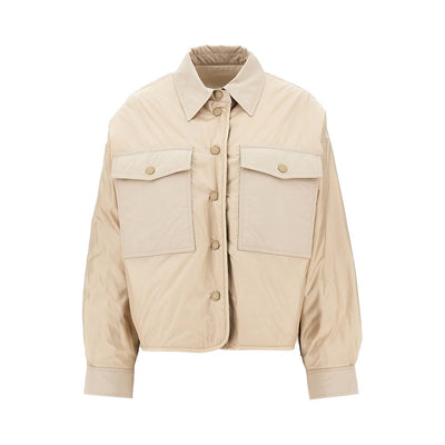 nylon jacket with satin effect