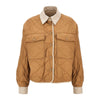 nylon jacket with satin effect