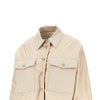 nylon jacket with satin effect