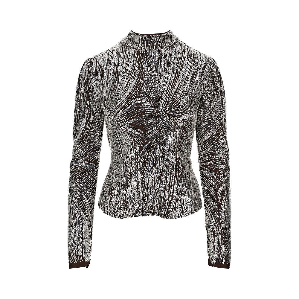 sequinned top