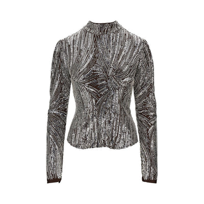 sequinned top