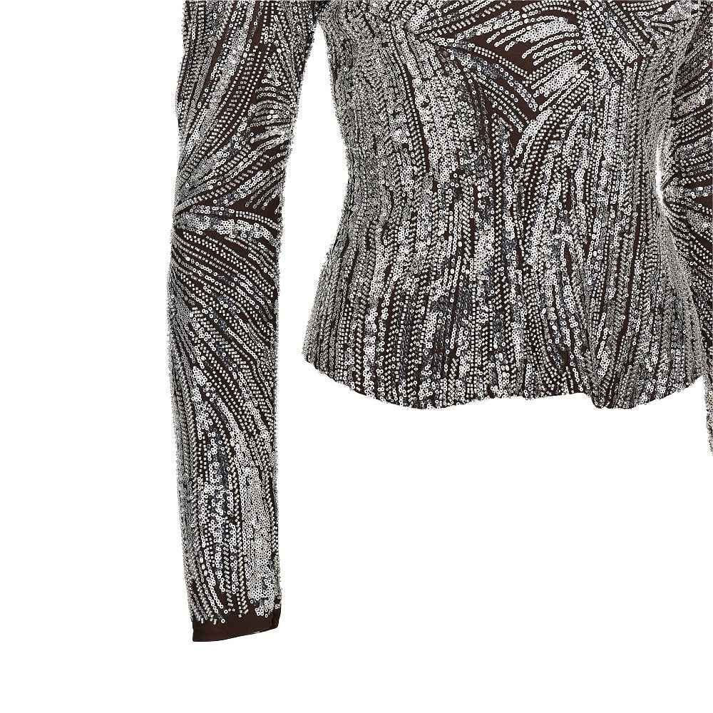 sequinned top