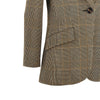 prince of wales jacket with cape detail