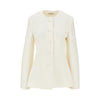 bouclé shaped blazer