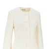 bouclé shaped blazer