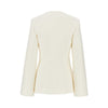 bouclé shaped blazer