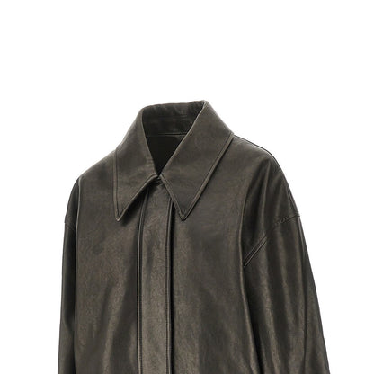 KHAITE S shelman nappa leather jacket