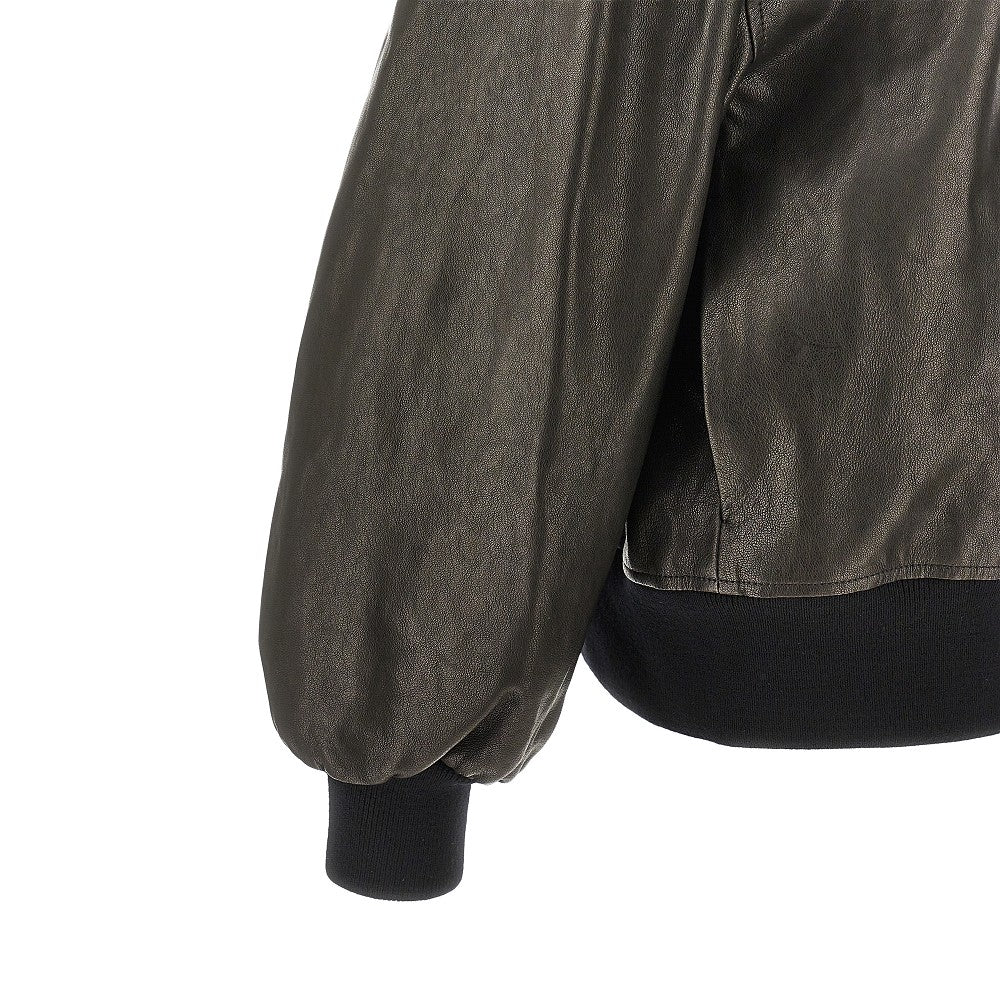 KHAITE S shelman nappa leather jacket