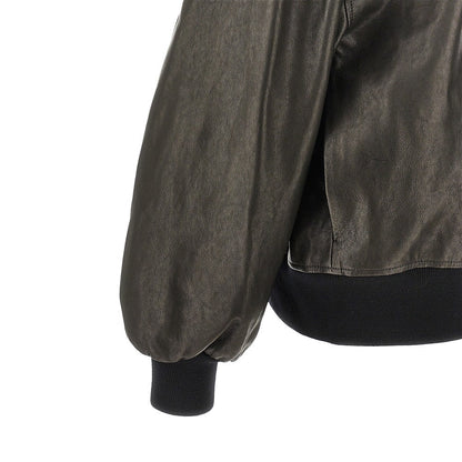 KHAITE S shelman nappa leather jacket