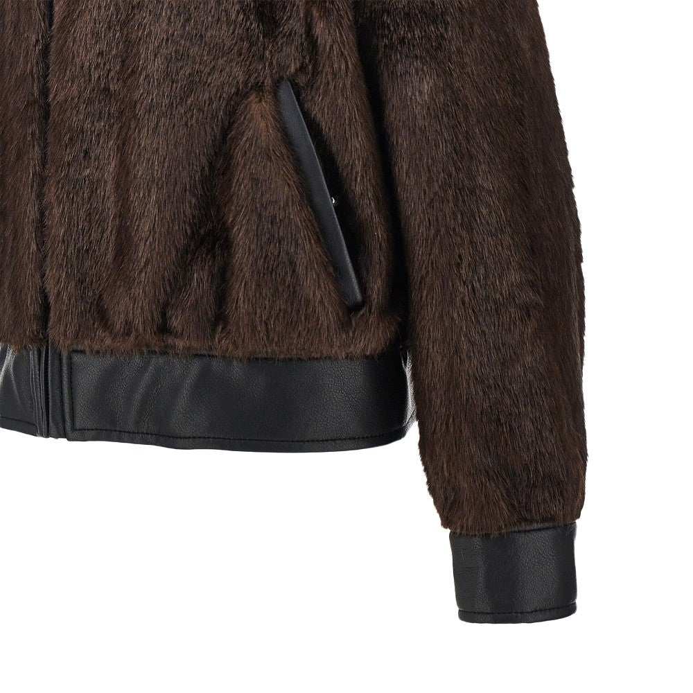 lula faux fur bomber jacket