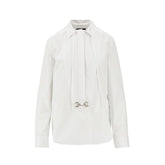 GUCCI 40 poplin shirt with horsebit detail