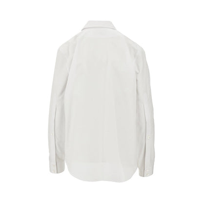 GUCCI 40 poplin shirt with horsebit detail