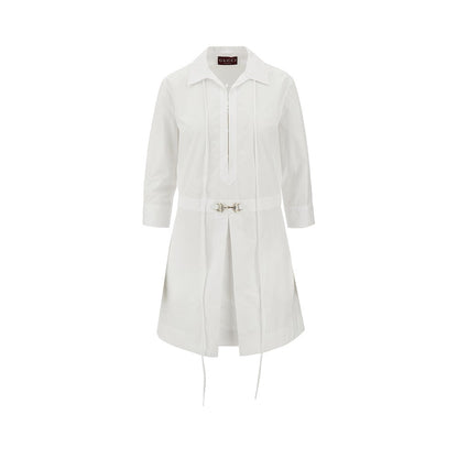 GUCCI 40 poplin mini dress with horsebit detail