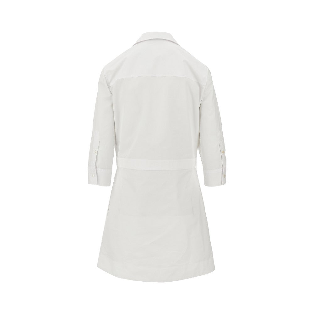 GUCCI 40 poplin mini dress with horsebit detail