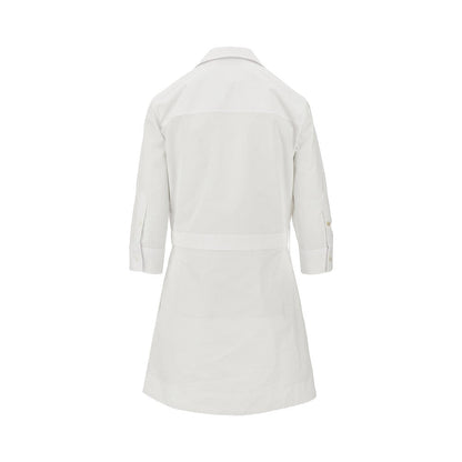 GUCCI 40 poplin mini dress with horsebit detail