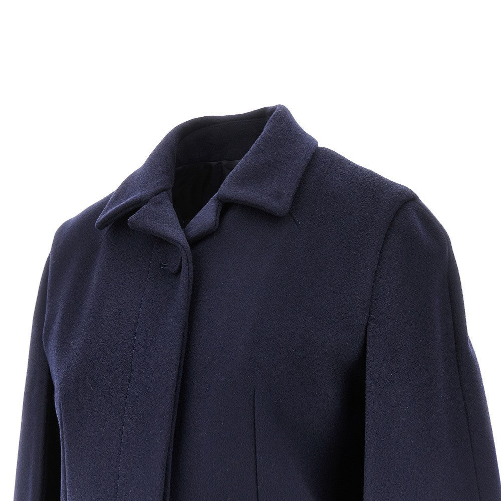 GUCCI 40 wool cloth jacket with cape effect