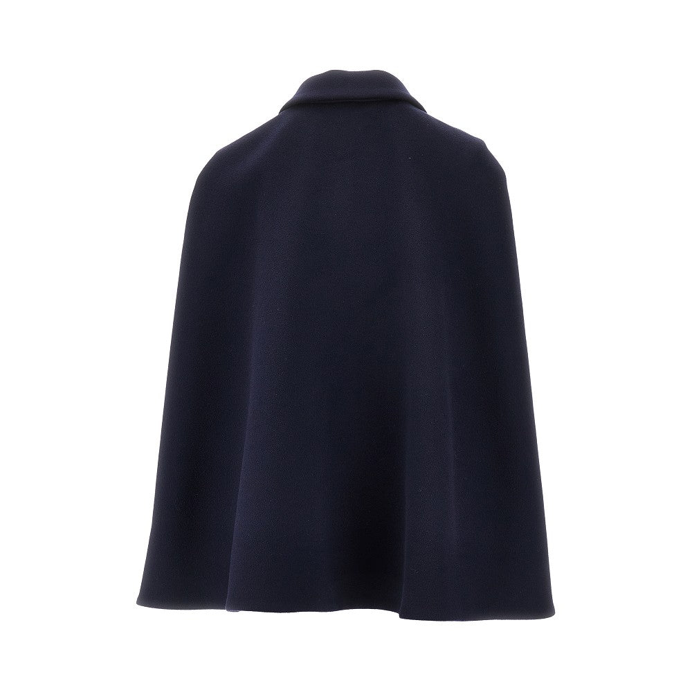 GUCCI 40 wool cloth jacket with cape effect