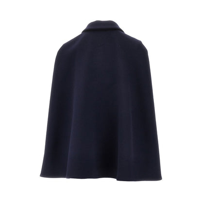 GUCCI 40 wool cloth jacket with cape effect