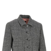 GUCCI 40 wool grisaille short jacket