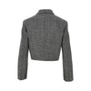 wool grisaille short jacket